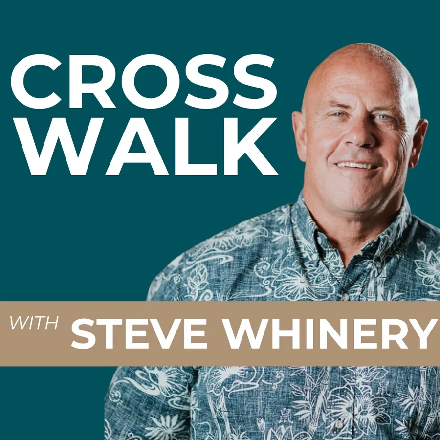 Crosswalk program artwork featuring host Steve Whinery